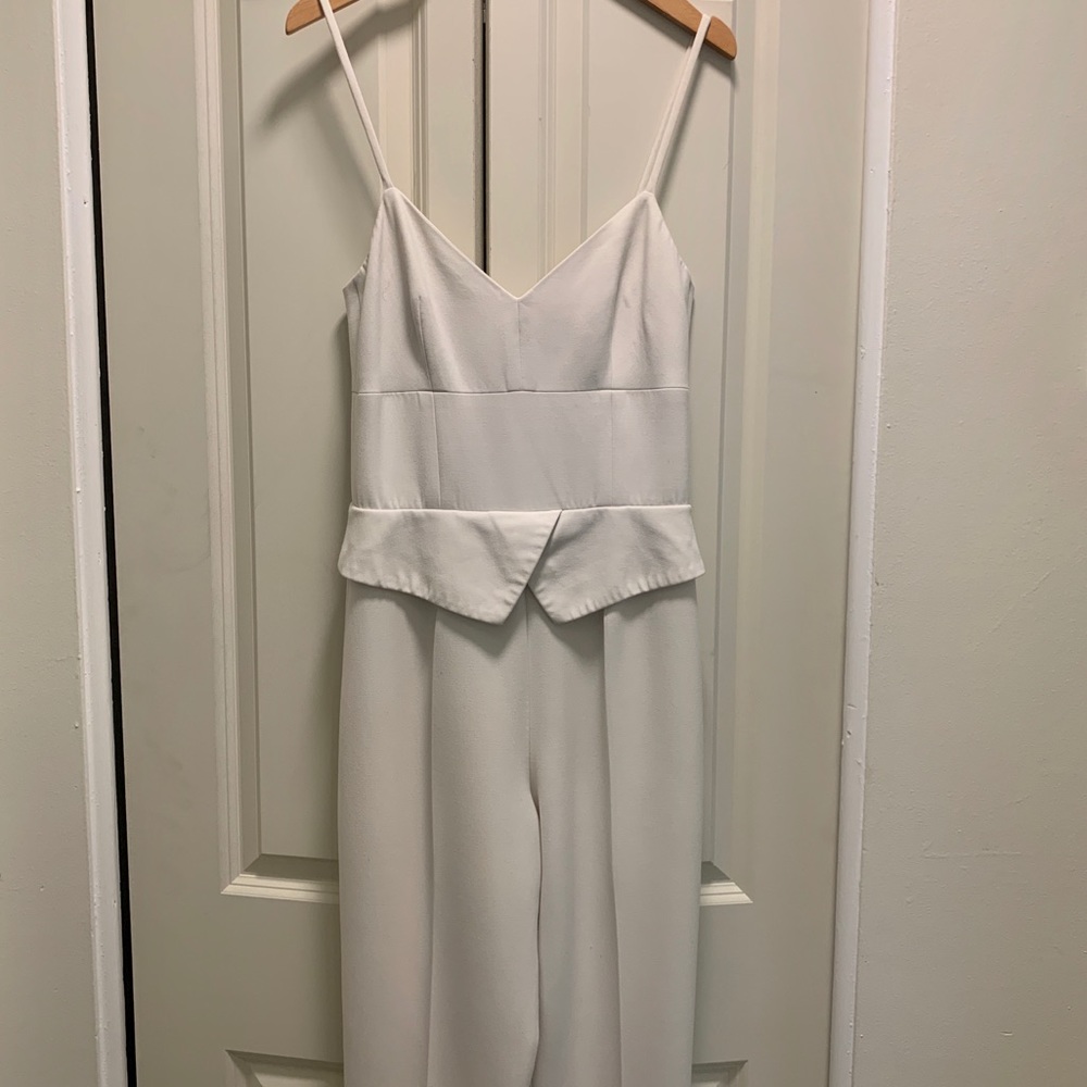 Trina Turk white jumpsuit